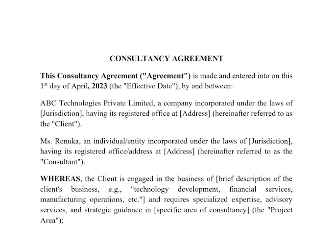 do contract and agreement drafting